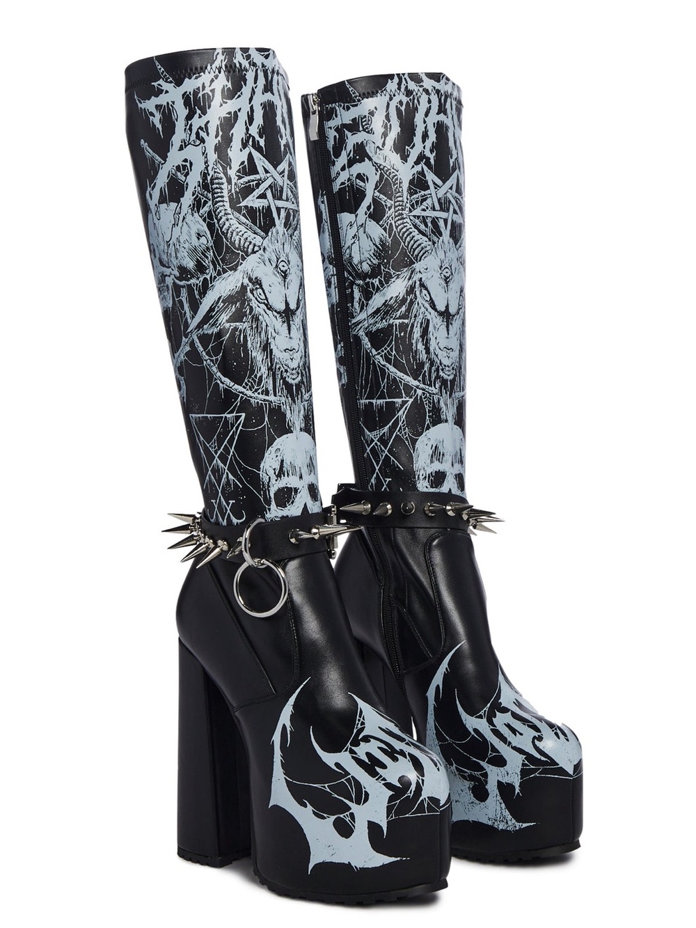 Cursed Elegy Platform Boots